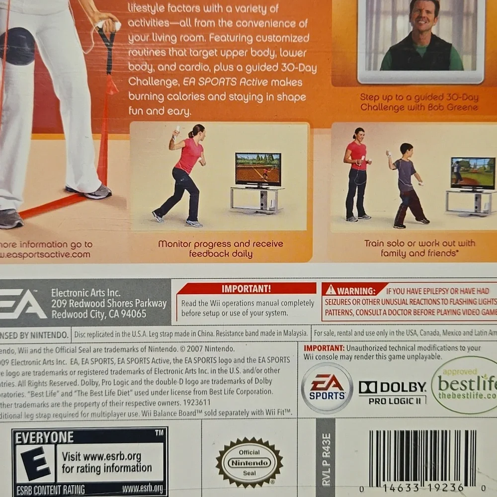Active Personal Trainer for Wii - White Game Book Case Only